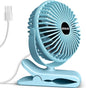 BESKAR Clip on Fan, Portable Small Desk Fans by BESKAR