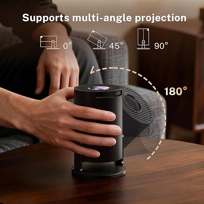 Mini Projector with WiFi 6 and Bluetooth 5.4 Built-in Android 11, 1080P 4K - Image 7