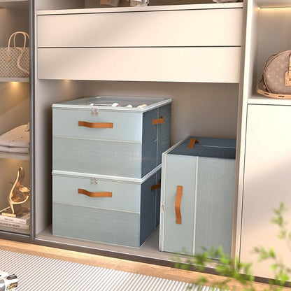 Shoe Organizer for Closet, 2 Pack Foldable Shoe Storage Organizer Box Bin - Image 6
