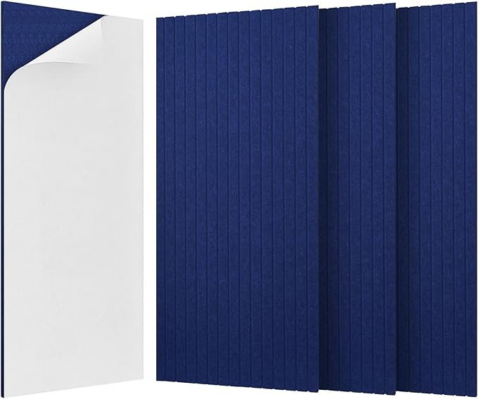 BUBOS 5 Pack Large Acoustic Panels, 47.2" X 23.6" Acoustical Wall Panel by BUBOS