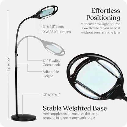 Brightech LightView Pro Magnifying Floor Lamp - Image 5