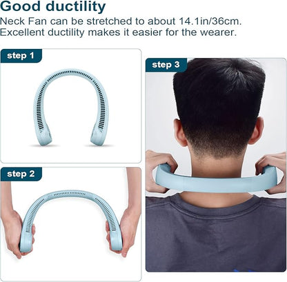 CIVPOWER Neck Fan: Portable Personal Neck Cooling Rechargeable Bladeless Fan - Image 10