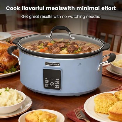 HOMECOOKIN Slow Cooker, Extra Large 10 Quart Digital Programmable Slow Cookers - Image 8