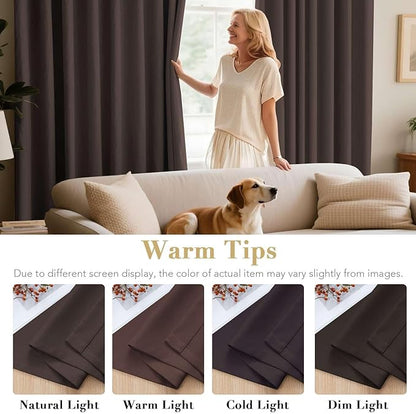 H.VERSAILTEX Blackout Curtains for Bedroom Thermal Insulated Room Darkening - Image 6