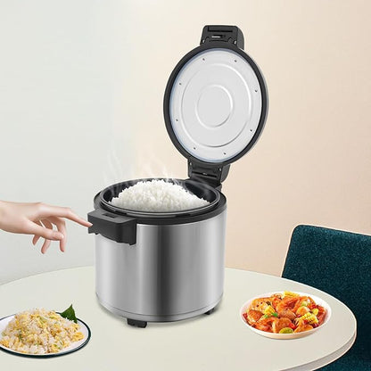 Commercial Rice Warmer, 23L/24.3Qt Electric Food Warmer, 105W Electric Soup - Image 3