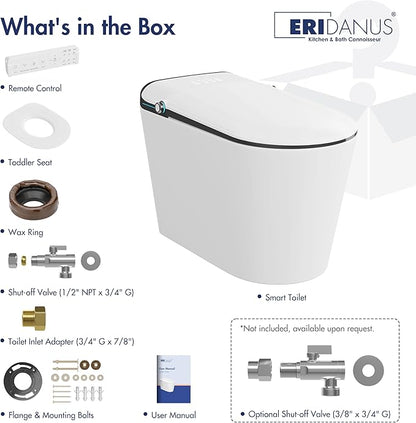 Eridanus Smart Toilet with Bidet Built in, One Piece Bidet Toilet - Image 16