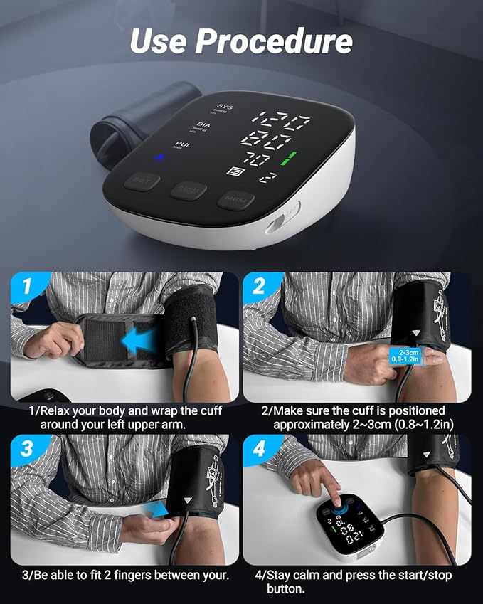 Blood Pressure Monitor Automatic Blood Pressure Machine - Image 7