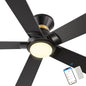 SMAAIR 52 Inch Smart Ceiling Fan by SMAAIR