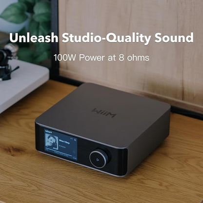 WiiM Amp Ultra with Voice Remote 2 | 100W Streaming Amplifier with Premium ESS - Image 3