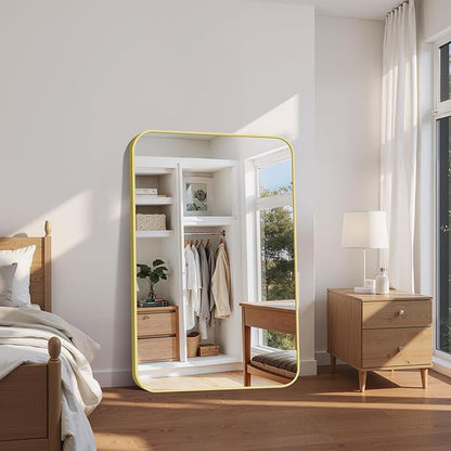 FORBATH 55x36 Inch Gold Bathroom Mirror - Image 2