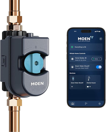 Moen Flo Smart Water Monitor and Automatic Shutoff Sensor, Wi-Fi Connected - Image 8