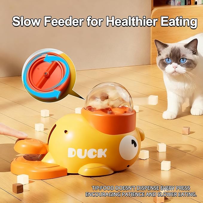 Interactive Dog Toys Food Puzzle Slow Feeder, Cat Treat Dispenser Toy - Image 4