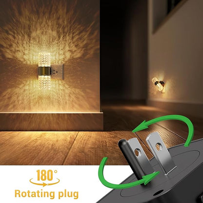L LOHAS LED Night Light, Dimmable Night Lights Plug into Wall, 2 Pack 0-100LM - Image 3