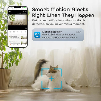 Geeni Mini 1080P Indoor/Outdoor Security Camera 2-Pack, Smart WiFi Cameras - Image 4