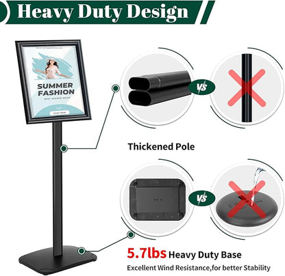 Mutualsign 3Pcs Heavy Duty Pedestal Sign Holder - Image 3