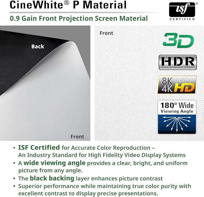 Elite Screens Manual Tab-Tension 3, 125-INCH - Image 6