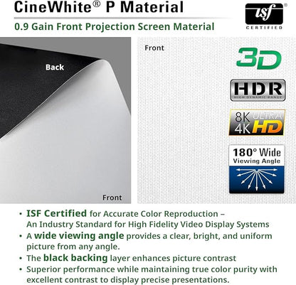 Elite Screens Manual Tab-Tension 3, 110-INCH - Image 6