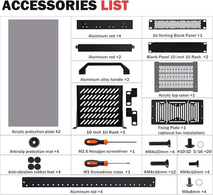 GeeekPi 8U Server Cabinet, 10 inch Server Rack - Image 2