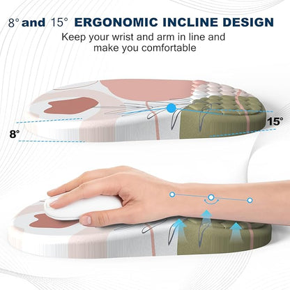 Ergonomic Mouse Pad and Keyboard Wrist Rest - Image 3