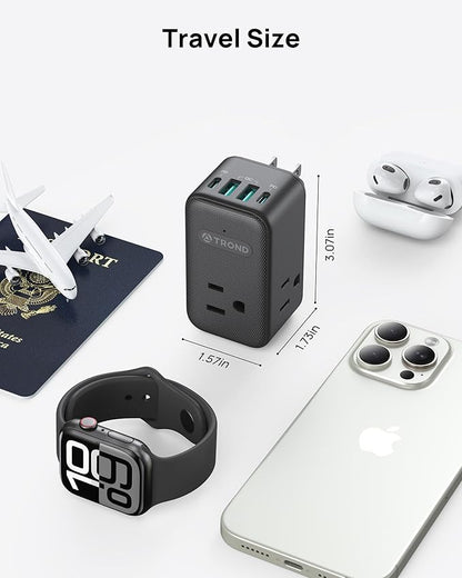 TROND Multi Plug Outlet Extender, 3 AC Outlet Adapter - Image 7