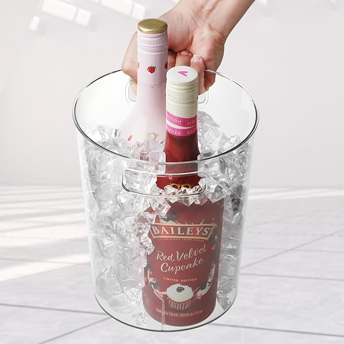 Tiawudi 6 Pack Ice Bucket, Plastic Wine Chiller - Image 4