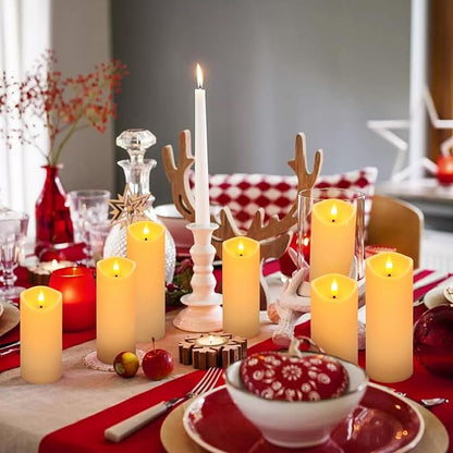 24 Pack Christmas Decoration Flickering Flameless Candles, Battery Operated - Image 2