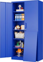 SISESOL Blue Metal Storage Cabinet by SISESOL