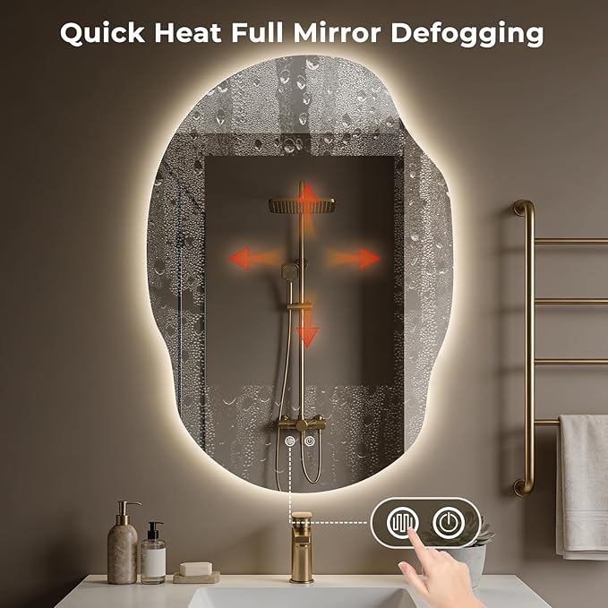 Backlit LED Bathroom Vanity Mirror - Image 6