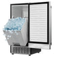 Coolski 15" W Commercial Under Counter Ice Maker Machine, 80 Lbs/Day, Bulit-in by Coolski