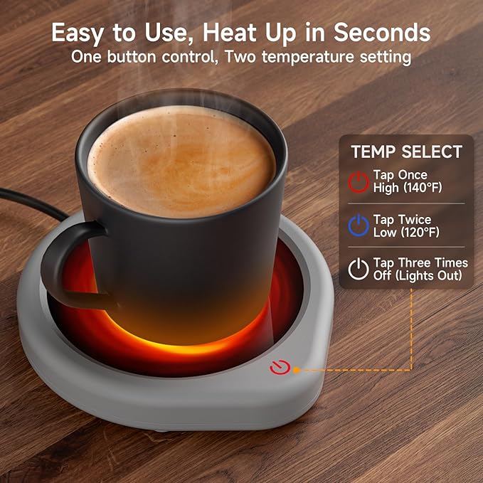 Coffee Mug Warmer, Cup Warmer for Desk - Image 5
