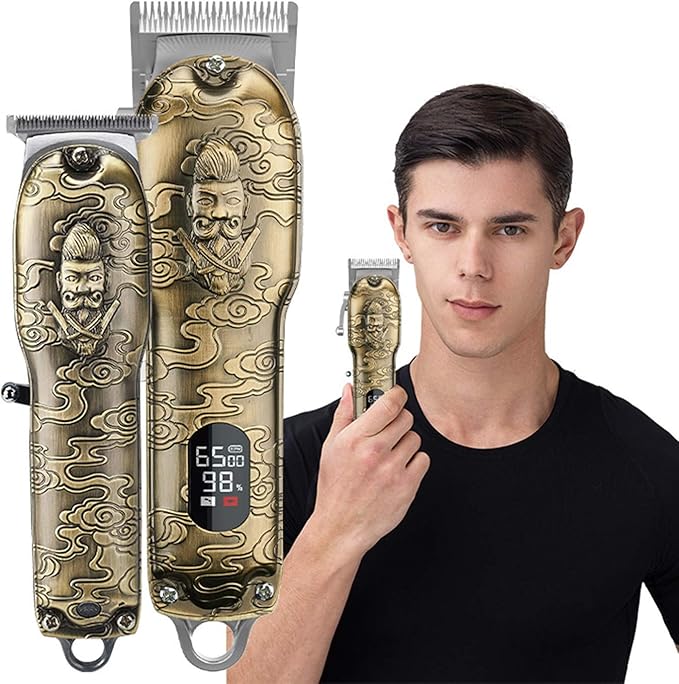RESUXI Mens Hair Clippers and Trimmers Set, Professional Cordless Barber - Image 7