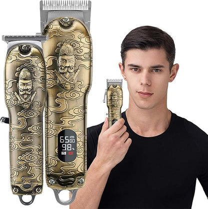 RESUXI Mens Hair Clippers and Trimmers Set, Professional Cordless Barber - Image 7