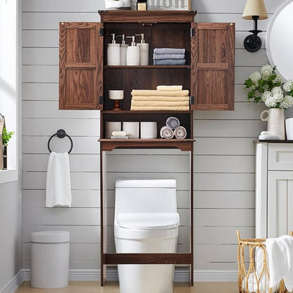ACCOHOHO Over The Toilet Storage Cabinet, Farmhouse Bathroom Cabinet - Image 3