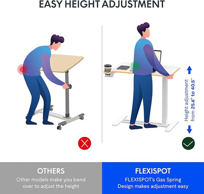 FLEXISPOT Mobile Standing Desk - Image 9