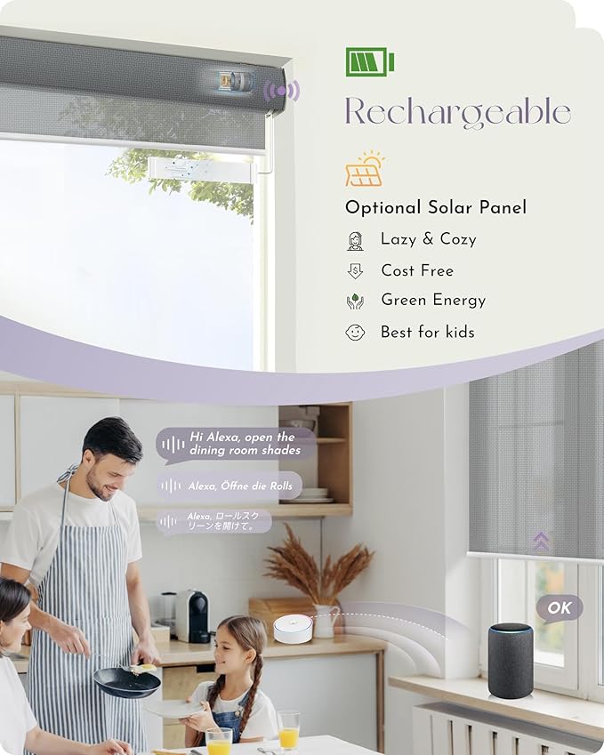 Graywind Motorized Solar Shades Compatible - Image 3