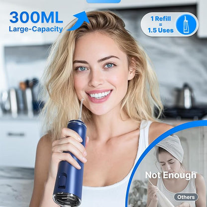 Water Flosser for Teeth, Cordless Oral Irrigator Portable Dental Cleaner Picks - Image 4
