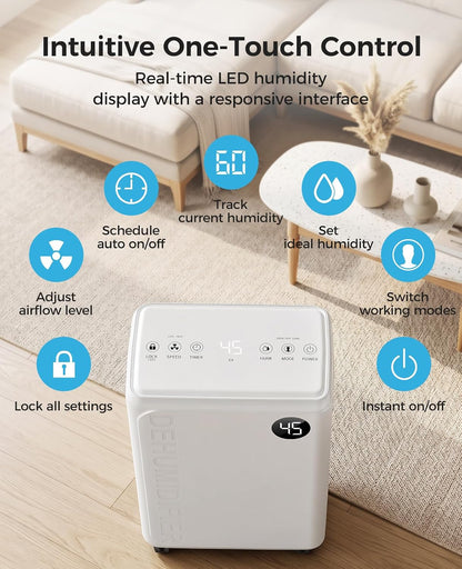 32 pint dehumidifier for basement and home, 2600, view 9