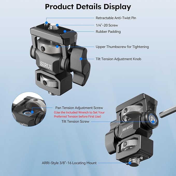Sirui Camera Monitor Mount - Image 2