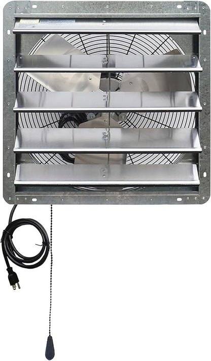 iLiving ILG8SF20V-T 20 inch Shutter Exhaust Attic Garage Grow, Ventilation Fan by iLiving