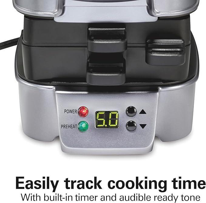 Hamilton Beach Sandwich Stacker Customizable Hot Sandwich Maker, 24 Sq. In. - Image 5