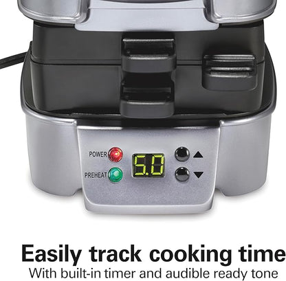 Hamilton Beach Sandwich Stacker Customizable Hot Sandwich Maker, 24 Sq. In. - Image 5
