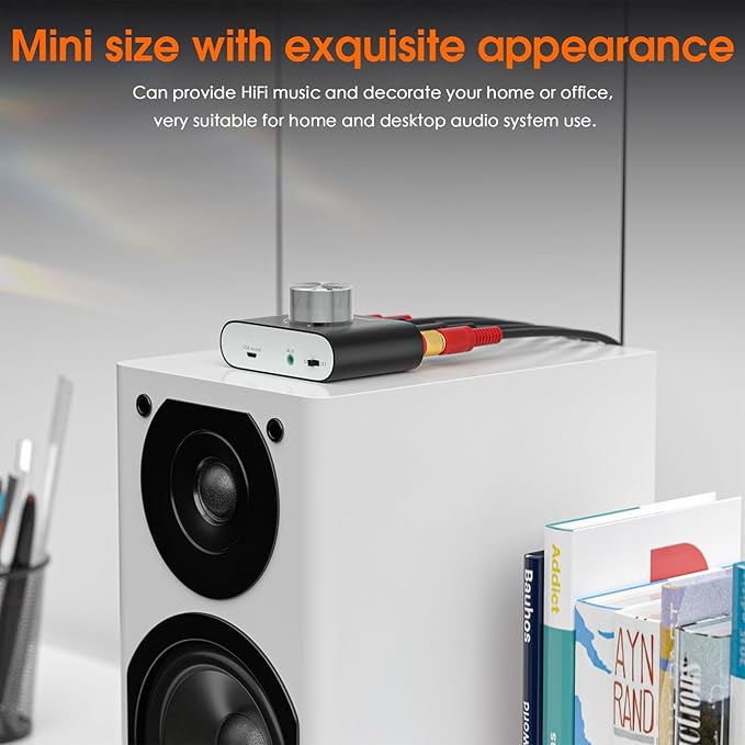 Nobsound Mini Bluetooth 5.0 Power Amplifier, Stereo Hi-Fi Digital Amp 2.0 - Image 5