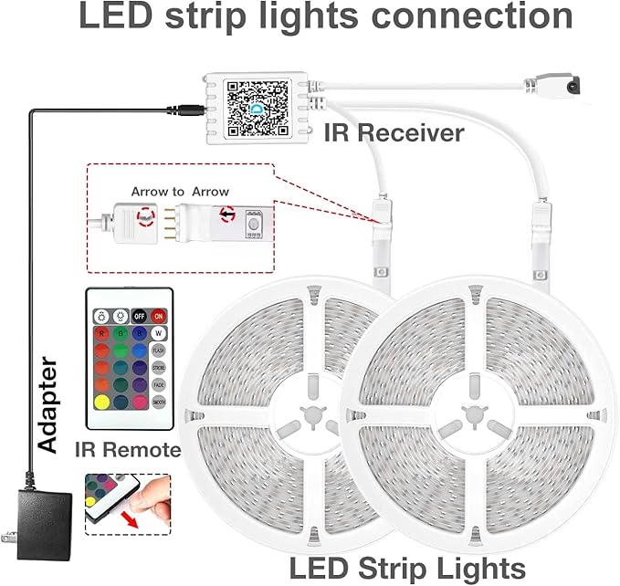 DAYBETTER LED Strip Lights 400ft, Color Changing Lights Strip - Image 6