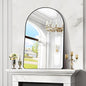 Arched Bathroom Mirror, Wall Mounted Mirror, Living Room, Hanging or Leaning by GLASHOM