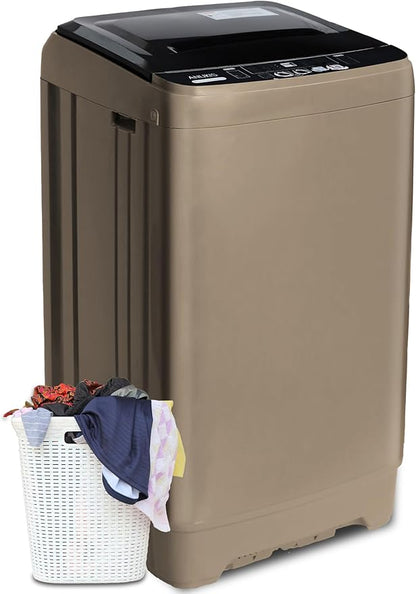 Anukis Fully Automatic Washing Machine, 13 lbs Capacity Compact Laundry Washer by Anukis