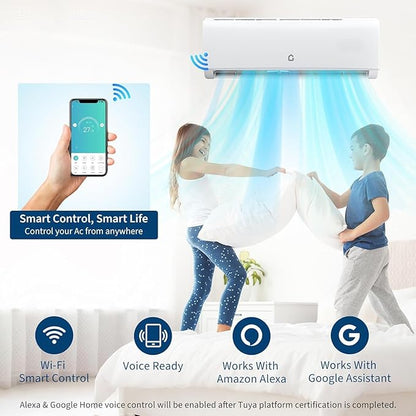 20K BTU Dual Zone Mini Split Air Conditioner and Heater, 20 SEER2 - Image 6