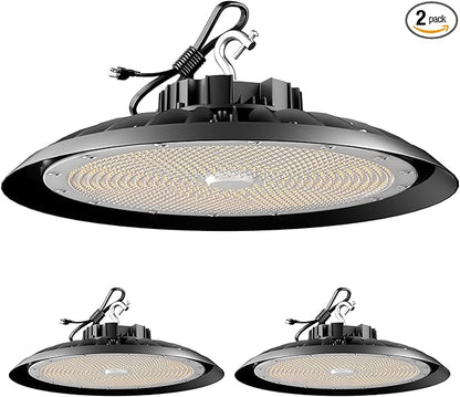 ACOHOOK 2Pack 600W UFO LED High Bay Light 5000K Daylight, 000 Lumens Super by ACOHOOKCommittedToProvidingCost-EffectiveProductsQualityServices