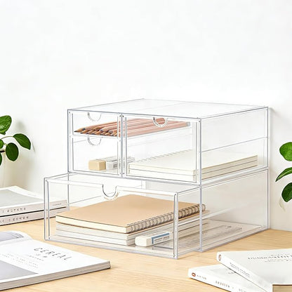 Prsildan Acrylic Drawer Makeup Organizer - Image 7