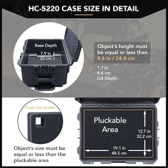 Lykus HC-5220 Waterproof Hard Case - Image 3