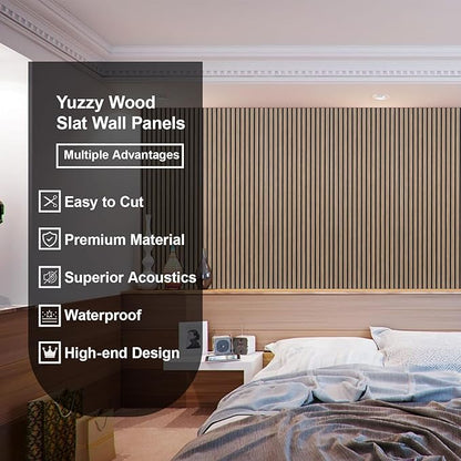 Yuzzy Acoustic Wood Slat Wall Panels - Image 4
